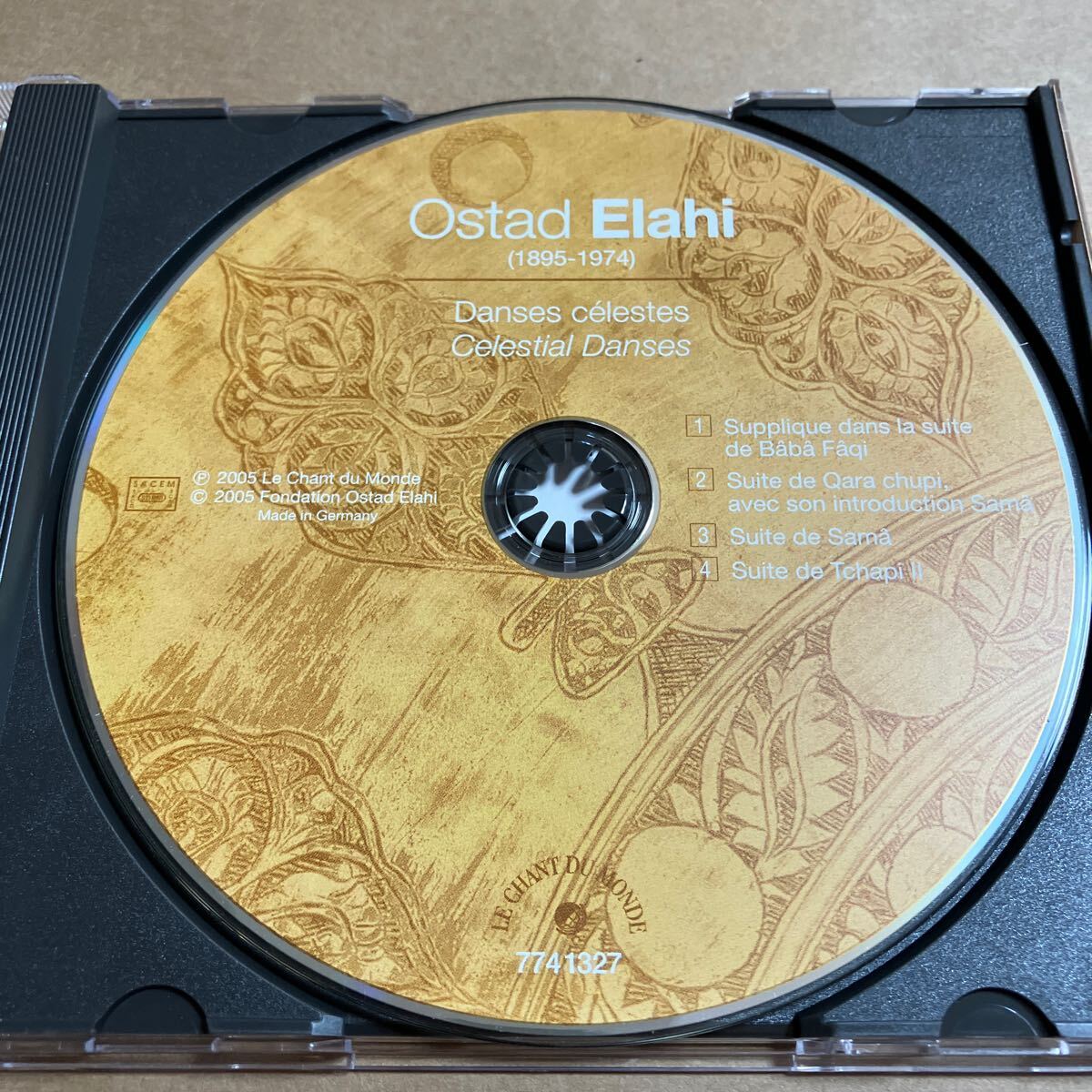 CD OSTAD ELAHI / THE ART OF ORIENTAL TANBUR LUTE 7741327 オスタッド・エラーヒ IRAN イラン_画像3