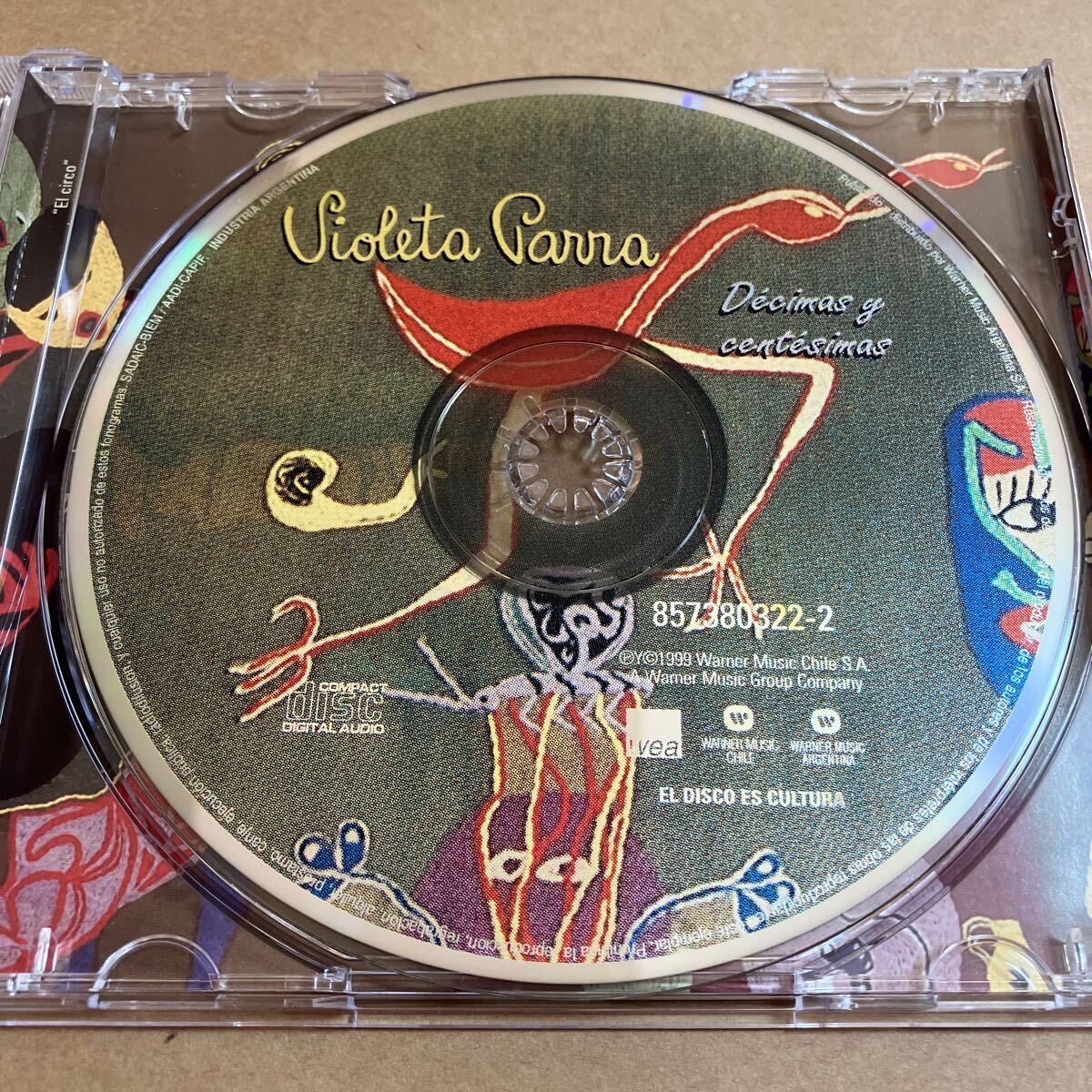 CD VIOLETA PARRA / DECIMAS Y CENTESIMAS 857380322-2 ビオレータ・パラ_画像3