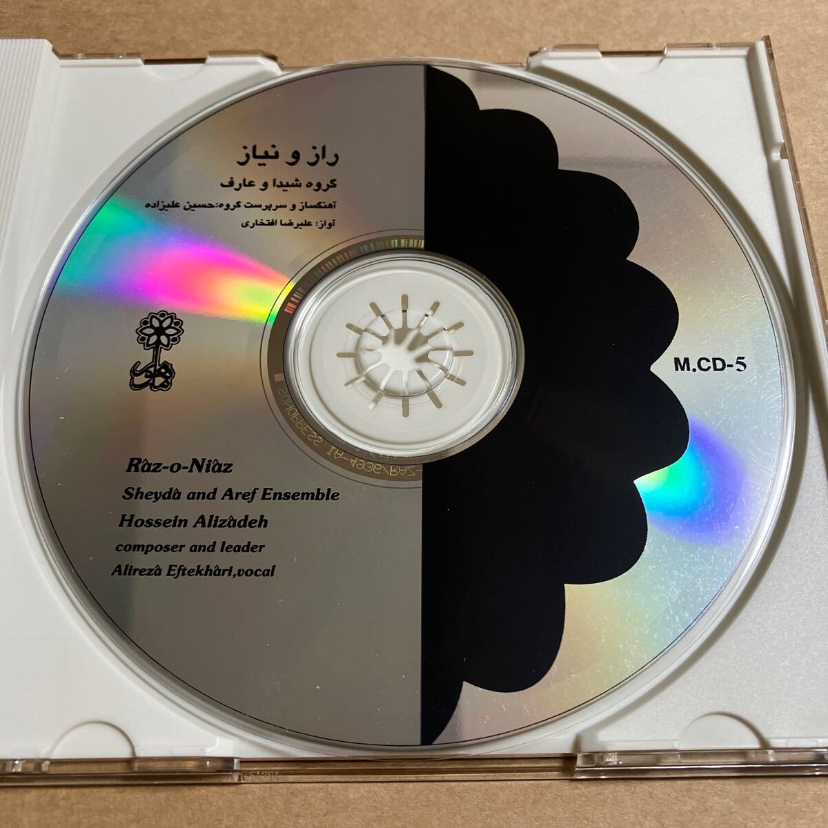 CD HOSSEIN ALIZADEH / RAZ-O-NIAZ MCD5 ALIREZA EFTEKHARI イラン IRAN ケーススレ 盤面小キズ多い_画像3