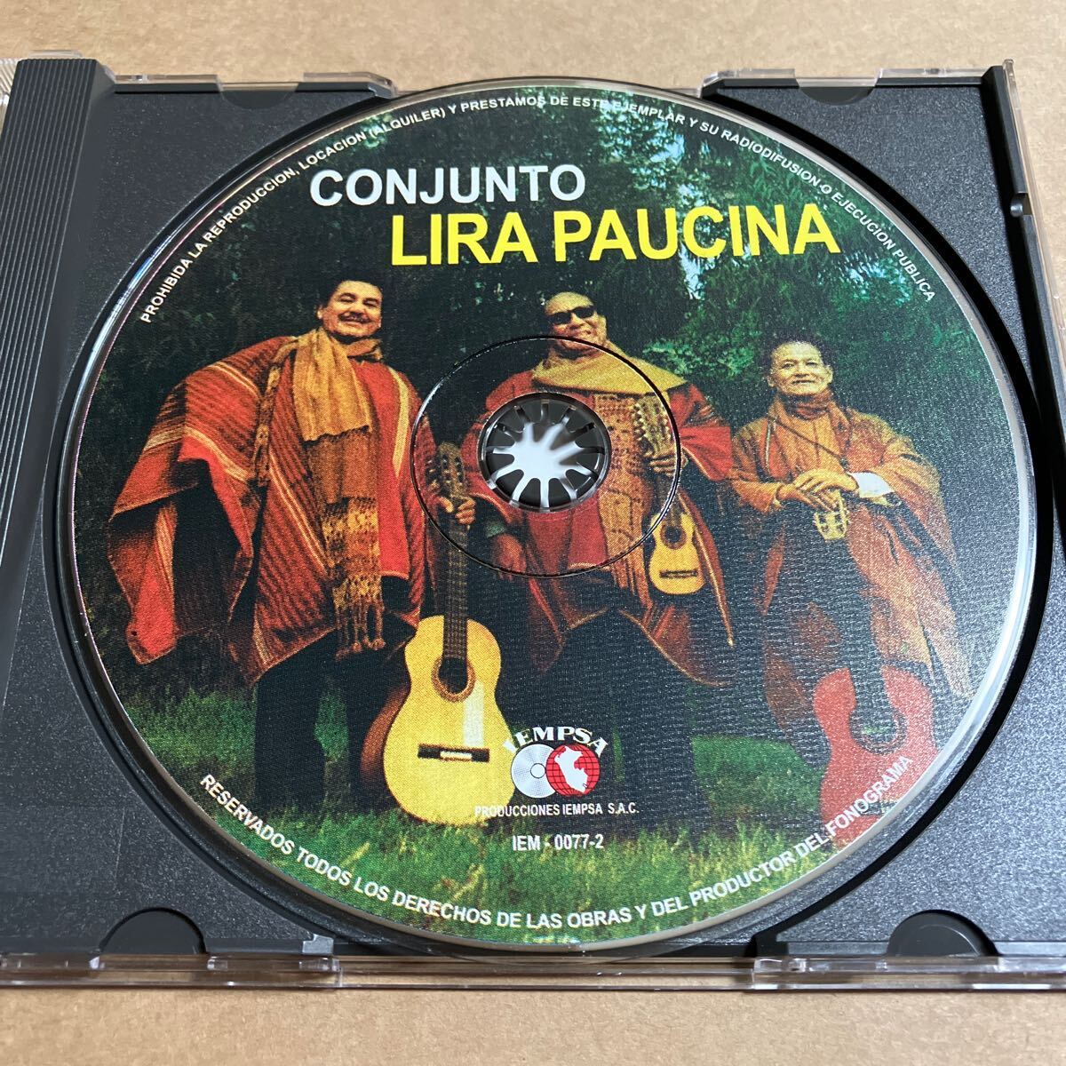 CD CONJUNTO LIRA PAUCINA : JAIME GUARDIA Y SU CHARANGO IEM0077-2 リラ・パウシーナ ハイメ・グアルディア ハイメ・ガーディア_画像3