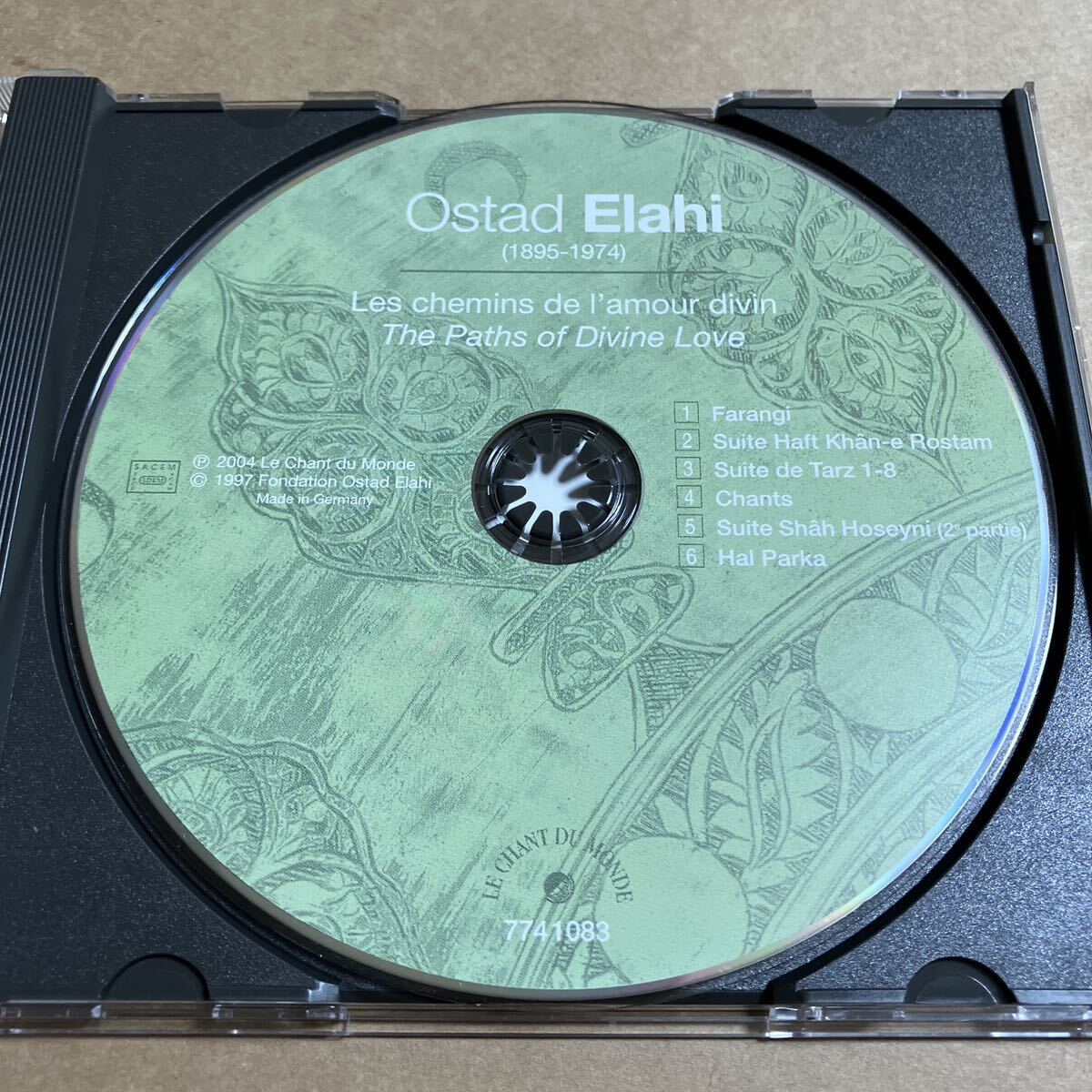 CD OSTAD ELAHI / THE PATHS OF DIVINE LOVE 7741083o stud * ошибка hiIRANi Ran 