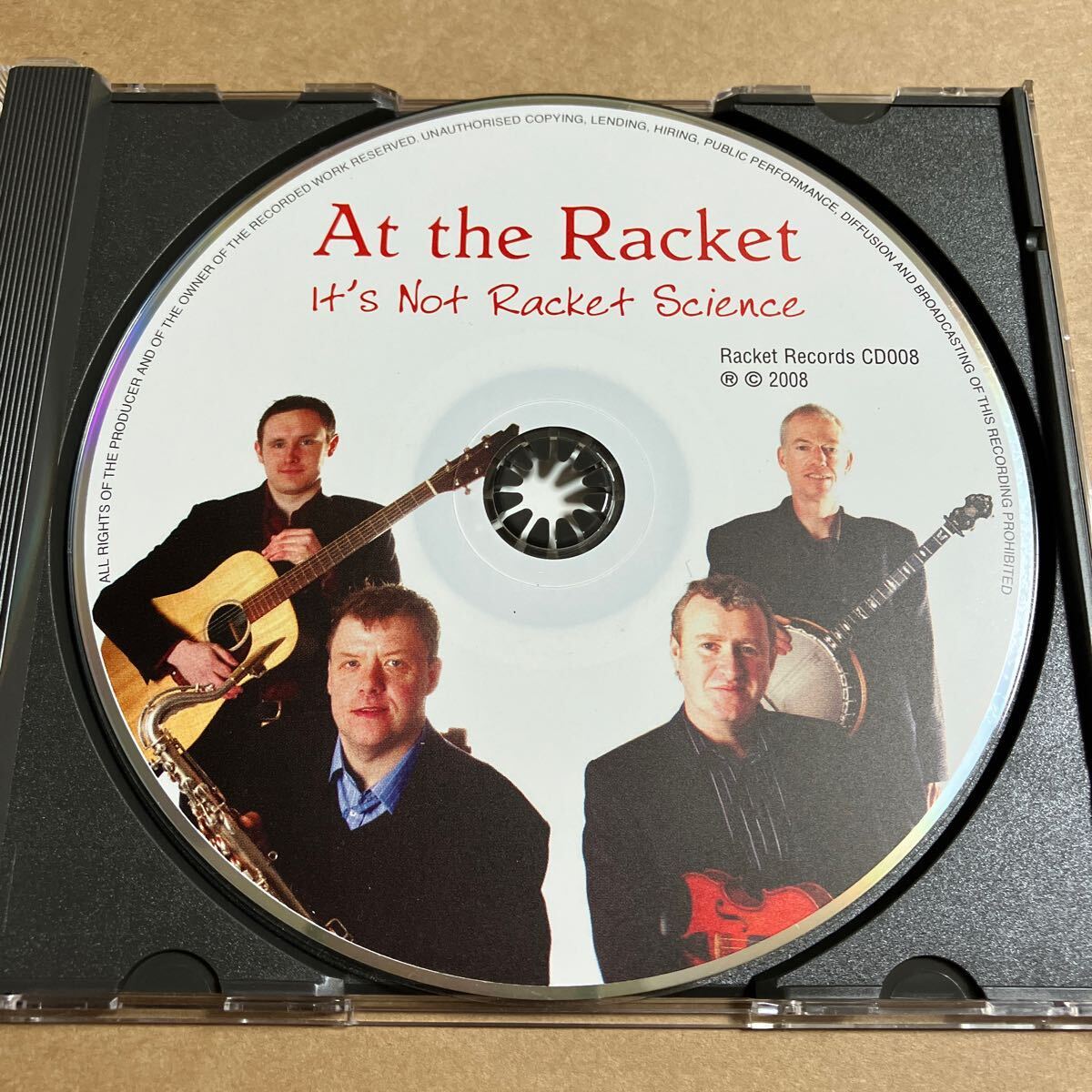 CD AT THE RACKET / IT’S NOT RACKET SCIENCE RACKETRECORDSCD008 _画像3