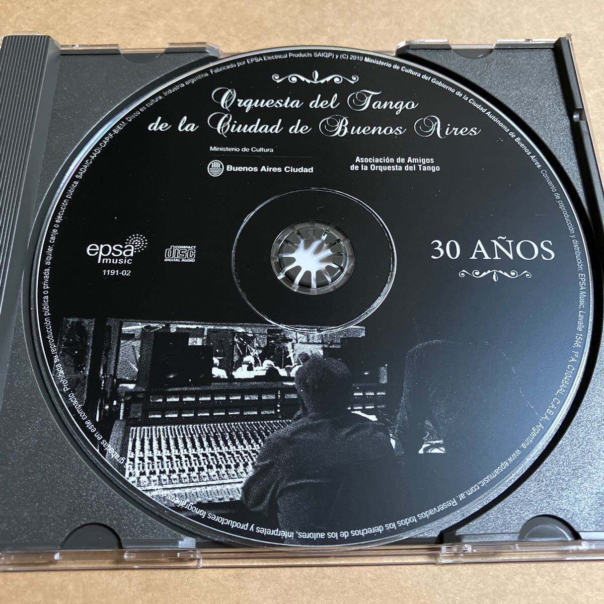 CD ORQUESTA DEL TANGO DE LA CIUDAD BUENOS AIRES 1191-02 30ANOS : RAUL GARELLO タンゴ TANGO の画像3