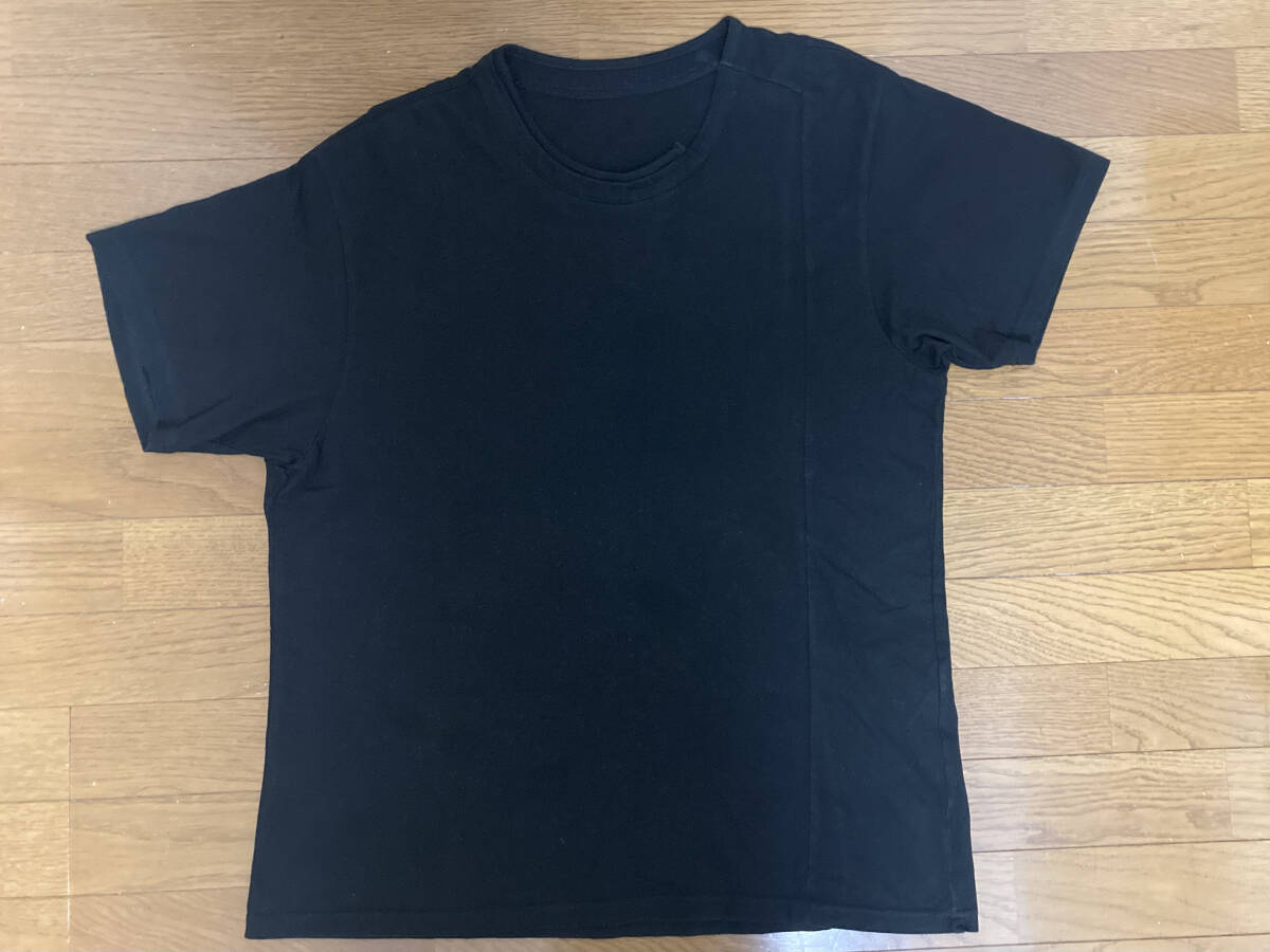 美品★Y's Yohji Yamamoto ワイズ ヨウジヤマモト★Y's for men/ワイズフォーメン★変形デザイン★半袖/Tシャツ/シャツ★黒/ブラック★3