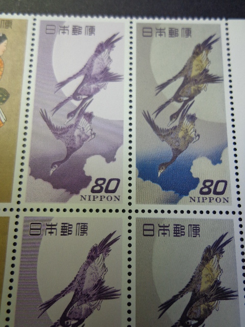 郵便切手の歩み 第６集 見返り美人、月に雁 ８０円ｘ８枚 未使用 美品の画像3