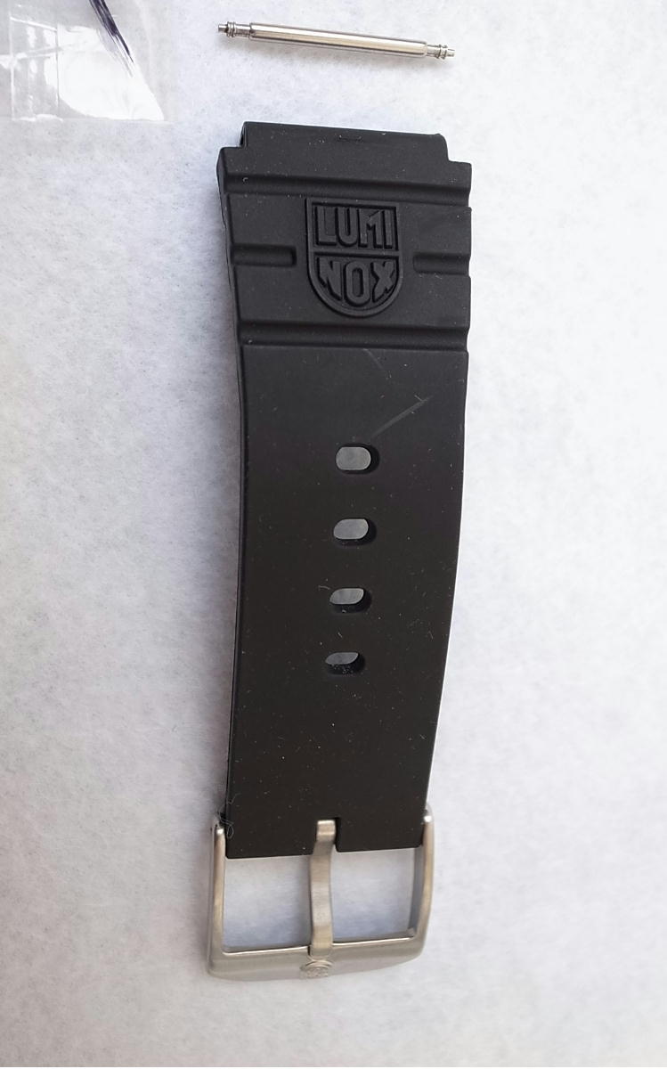【ルミノックス 純正品】Luminox 交換用バンド 22mm バネ棒付き 3000シリーズ ネイビーシールズ 腕時計 取り外し品 ※ループ(遊環)欠品の画像5