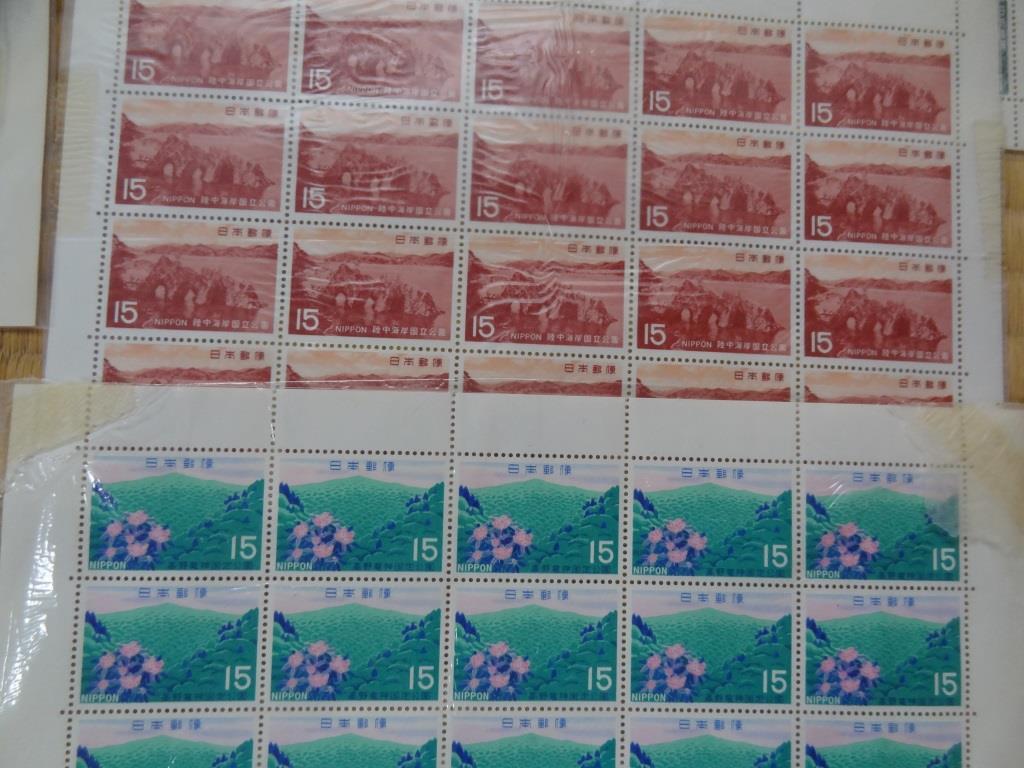 日本切手 未使用シート バラ 国立 国定公園 記念切手 いろいろ 5890円分 ①の画像7