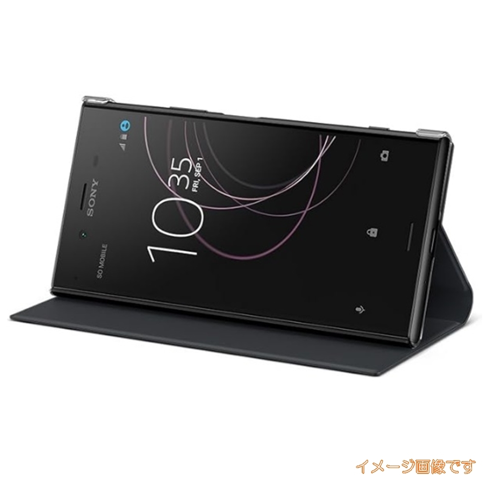 Sony 純正 Xperia XZ1 Style Cover Stand SCTG50 ソニー XZ1用 Black ブラック 新品 未開封 携帯電話 スマートフォン ケースの画像7