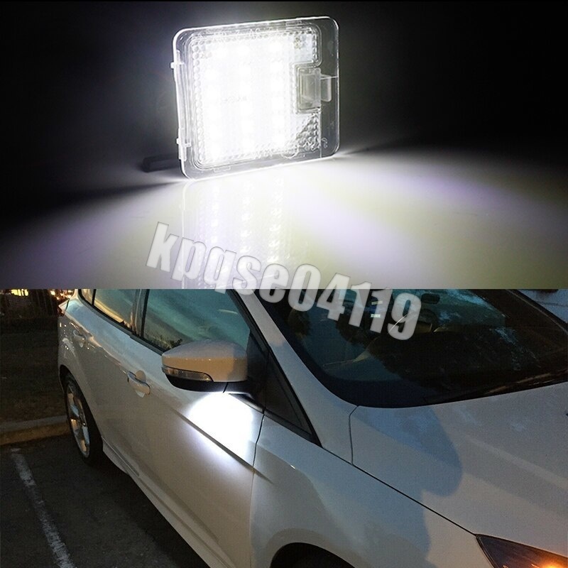 買得☆フォード フォーカス サイドミラー パドル LED ライト ランプ 2個 S-Max モンデオ C-max エスケープ 外装 カスタム_画像5