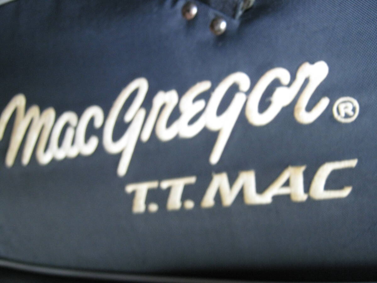 中古マグレガー　ＴＴＭＡＣ　キャディバッグブラック　３口割　フード、ショルダー付き　_画像8