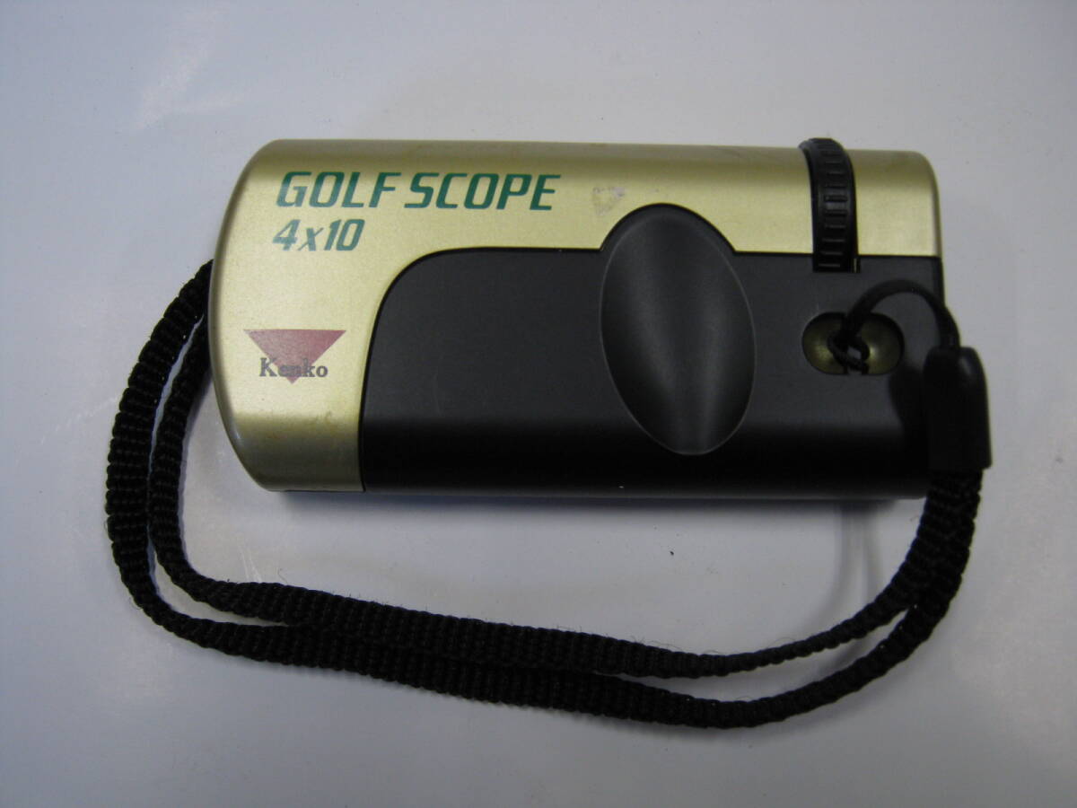 中古ｋｅｎｏ　ＧＯＬＦ　ＳＣＯＰＥ　４×１０　ゴルフスコープ　距離計測器　Ａ_画像7