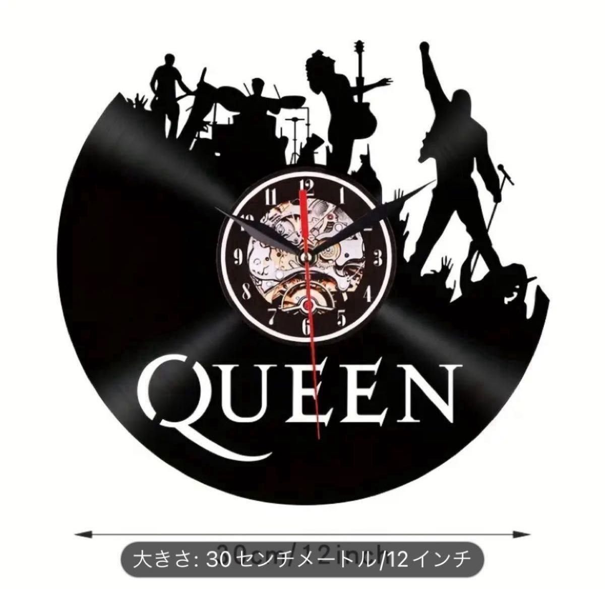 【1点限り/国内未発売レア】Queen クイーン レコード掛け時計  LP インテリア 海外 グッズ フレディ・マーキュリー