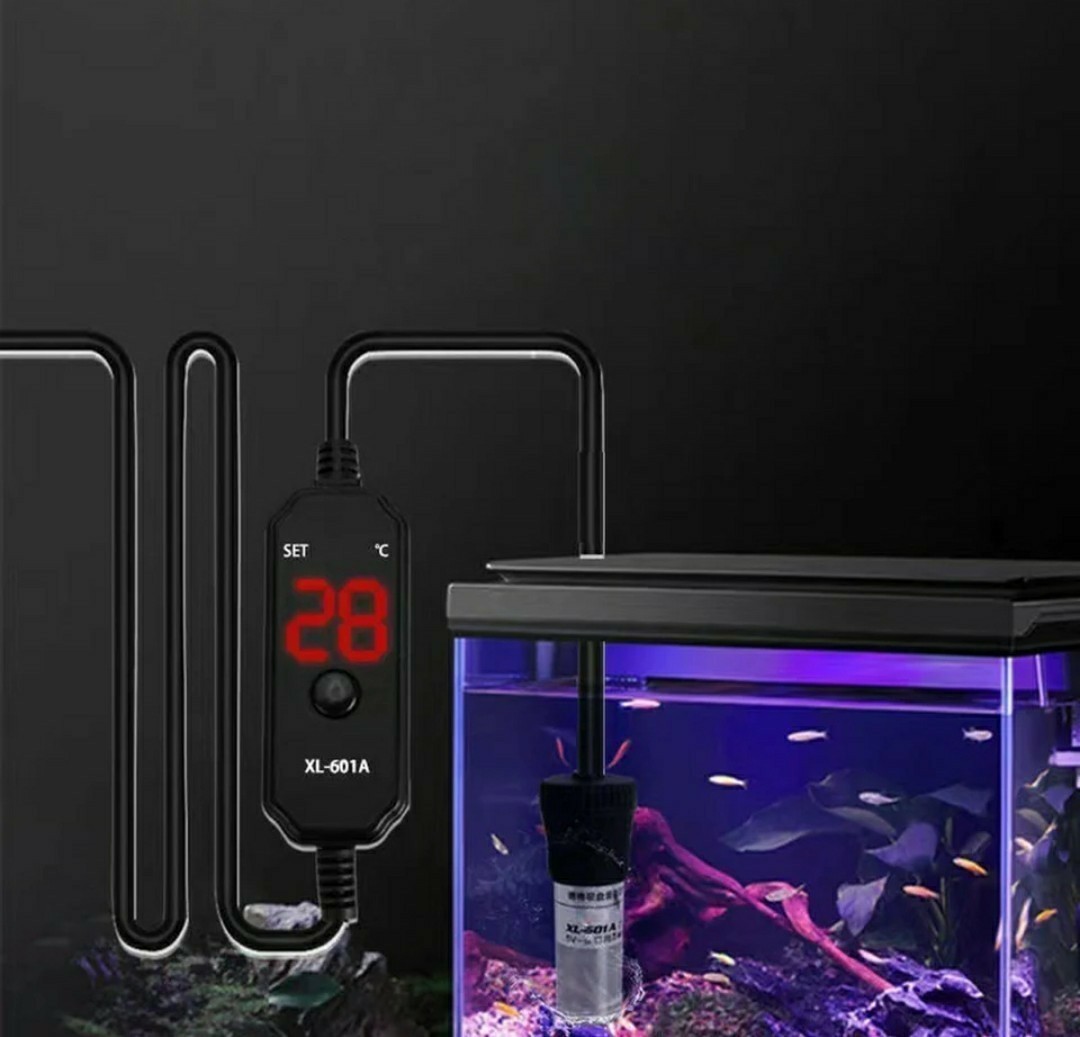  new goods, unused!2 piece set small size aquarium . thermostat heater 25W 18-34°C temperature adjustment USB power supply 5V3A aquarium 1.5L~10L correspondence 
