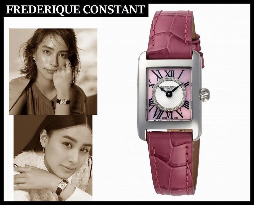  free shipping new goods Japan limitated model FREDERIQUE CONSTANT Frederique Constant FC-200MPDC16 Circle diamond Classic Calle wristwatch 