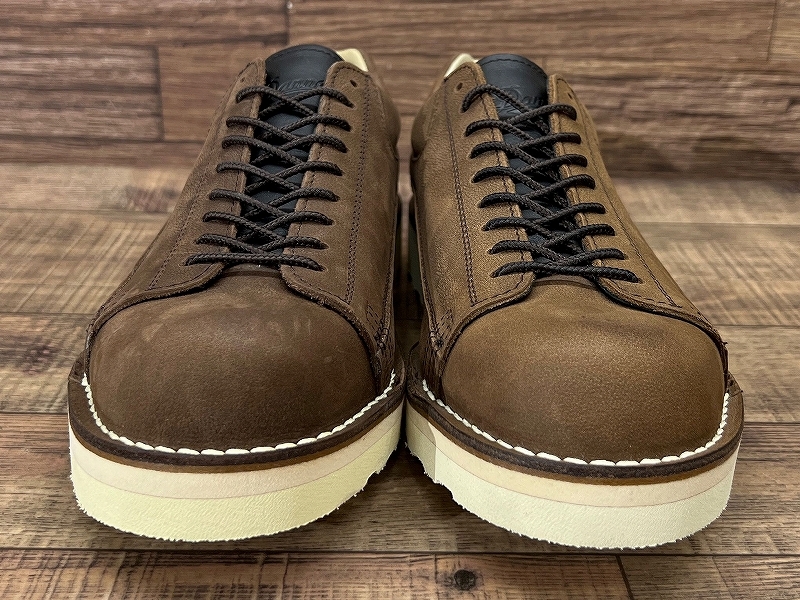 送無 新品 Danner ダナー D314110 ROCKFORD ロックフォード 本革 レザー ローカット ブーツ 短靴 シューズ ステッチダウン製法 茶 26.0 ②_画像3