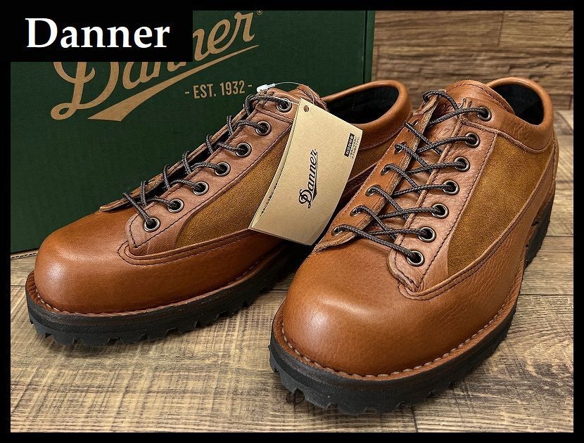 送無 新品 未使用品 Danner ダナー D214017 SHADOWOOD KL シャドーウッド KL シボレザー スエード コンビ マウンテン ブーツ 茶 27.5 ②_画像1