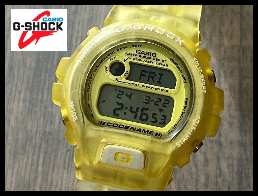 送無 G① 新品電池交換済 美品 CASIO G-SHOCK カシオ DW-6910K 第6回 国際 イルカ クジラ 会議 モデル 1997 6th イルクジ デジタル 腕時計