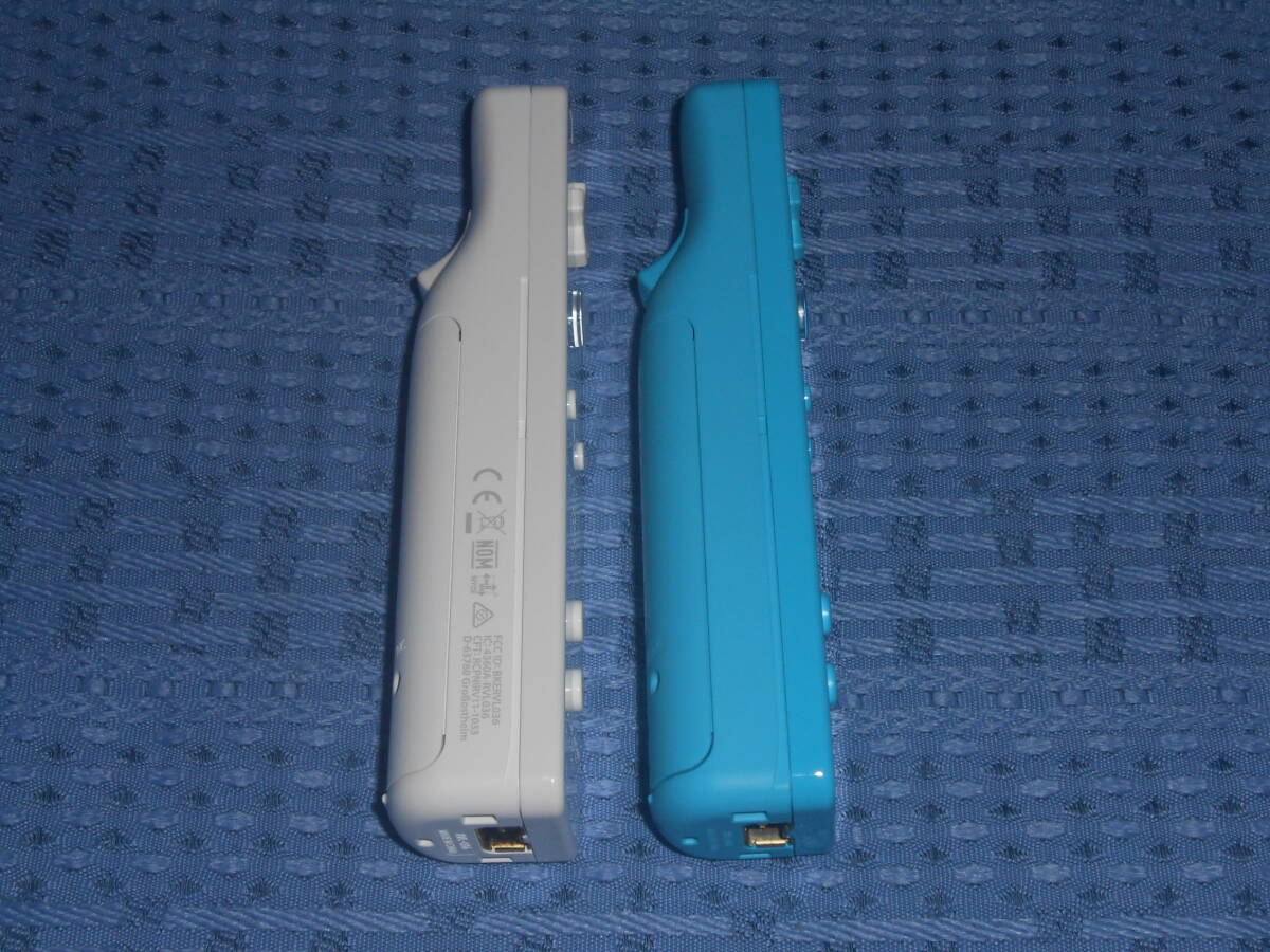 Wiiリモコンプラス(Wiiモーションプラス内蔵)2個 青(aoブルー)1個 白(shiroホワイト)1個 ジャケット・ストラップ付 RVL-036 任天堂Nintendo