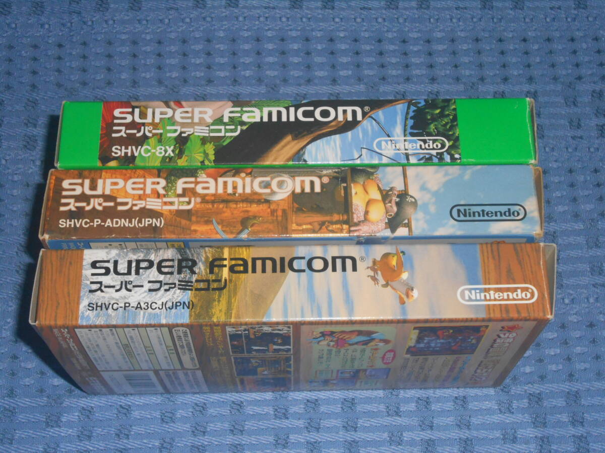 SFC(スーパーファミコン)ソフト３本 箱・説明書付 スーパードンキーコング3 謎のクレミス島 スーパードンキーコング2 ディクシー＆ディディ_画像4