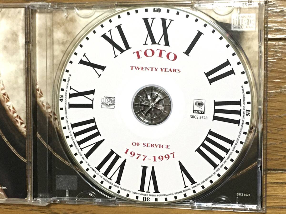 TOTO / TOTO XX: 1977-1997 未発表音源集 ライブ音源収録 傑作 国内盤(品番:SRCS-8628) 解説付 Steve Lukather David Paich Jeff Porcaro_画像5