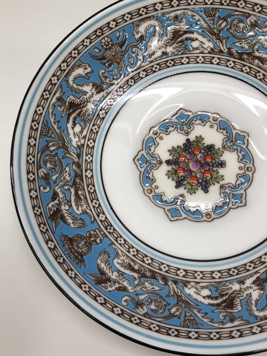 【430】WEDGWOOD ウェッジウッド W2714 FLORENTINE TURQUOISE Side Plate_画像8