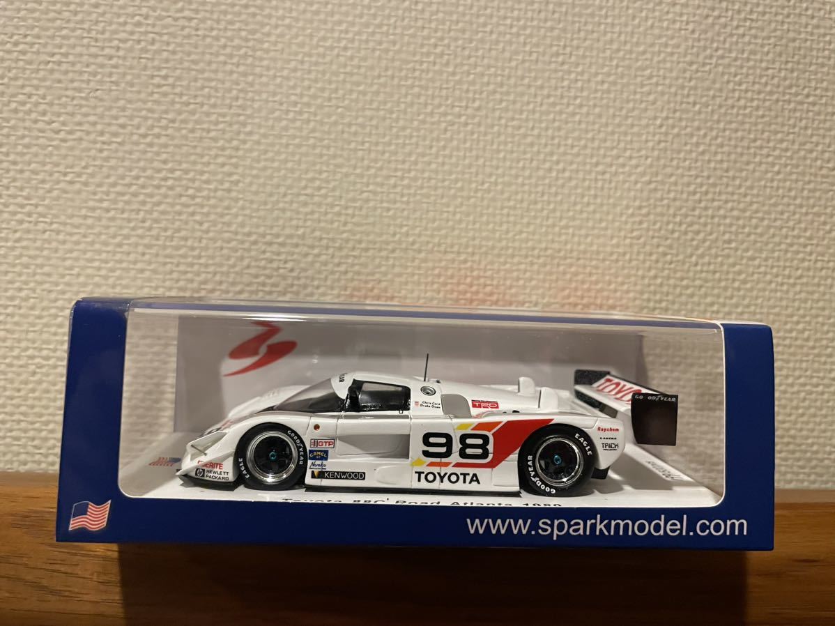 激レア1円スタート　spark 1/43 トヨタ 88C (87C-007) ロードアトランタ500km 1989 #98 Driver: D.Olson C.Cord 199/500台限定　スパーク_画像1