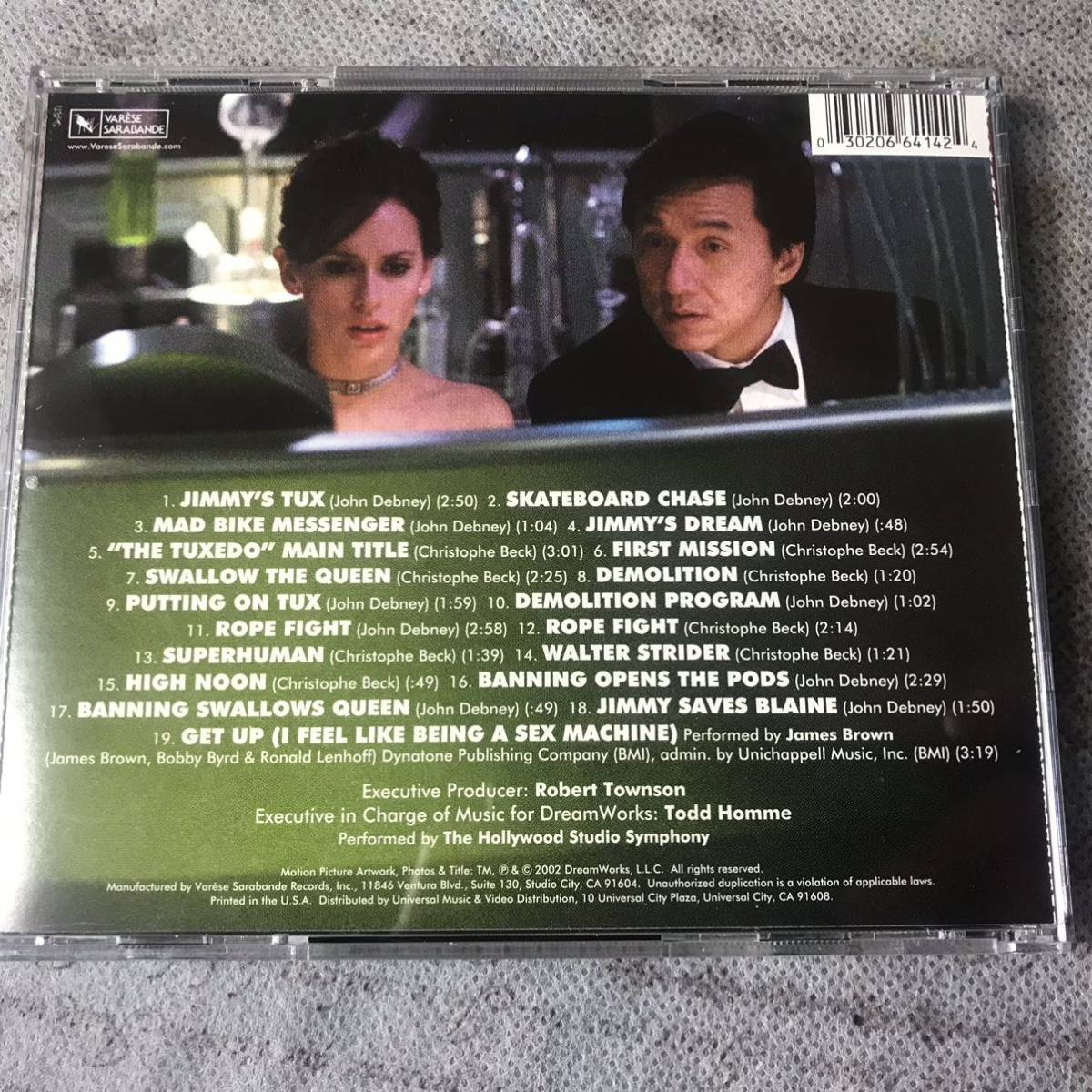 *THE TUXEDO ORIGINAL MOTION PICTURE SOUNDTRACK hf32b