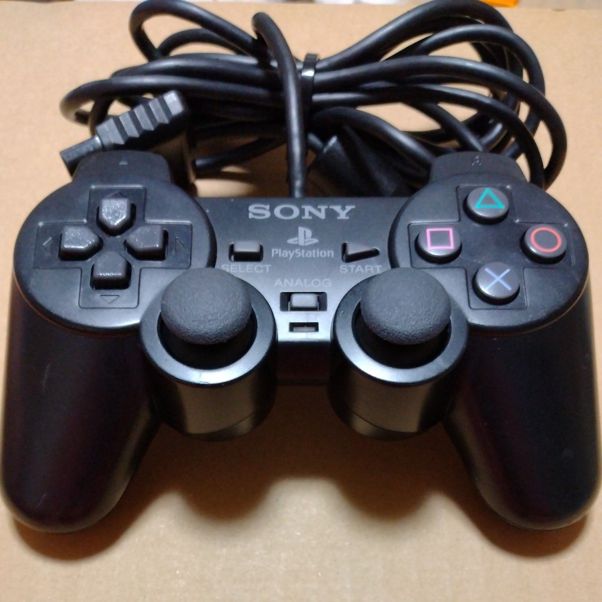 【PS2】 アナログコントローラー　DUALSHOCK2　ブラック　デュアルショック2　SCPH-10010