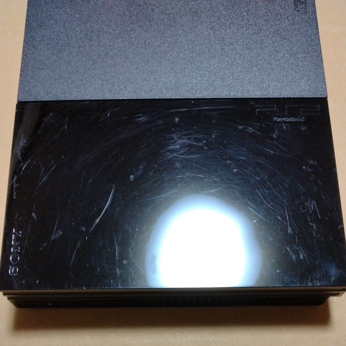 【PS2】 プレイステーション2 本体 SCPH-90000CB  （チャコール・ブラック） メモリーカード付