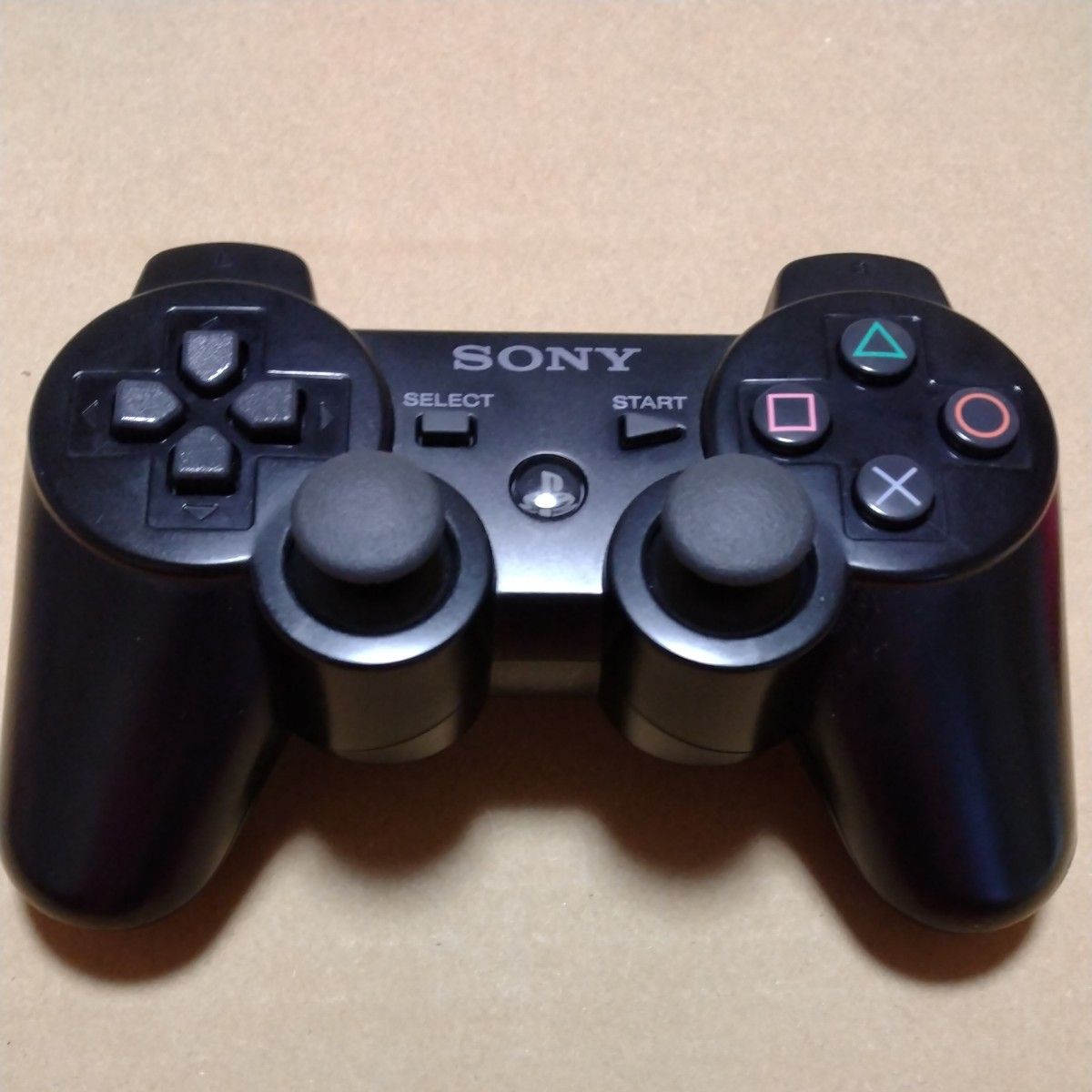 ② 【PS3】 ワイヤレスコントローラー DUALSHOCK3 ブラック CECH-ZC2J　デュアルショック3