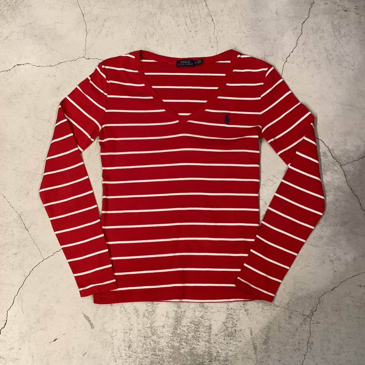 激安　アメリカ古着 Ralph Lauren TOMMY HILFIGER ロンT 5点セット　レディースMサイズ gr-0374_画像2