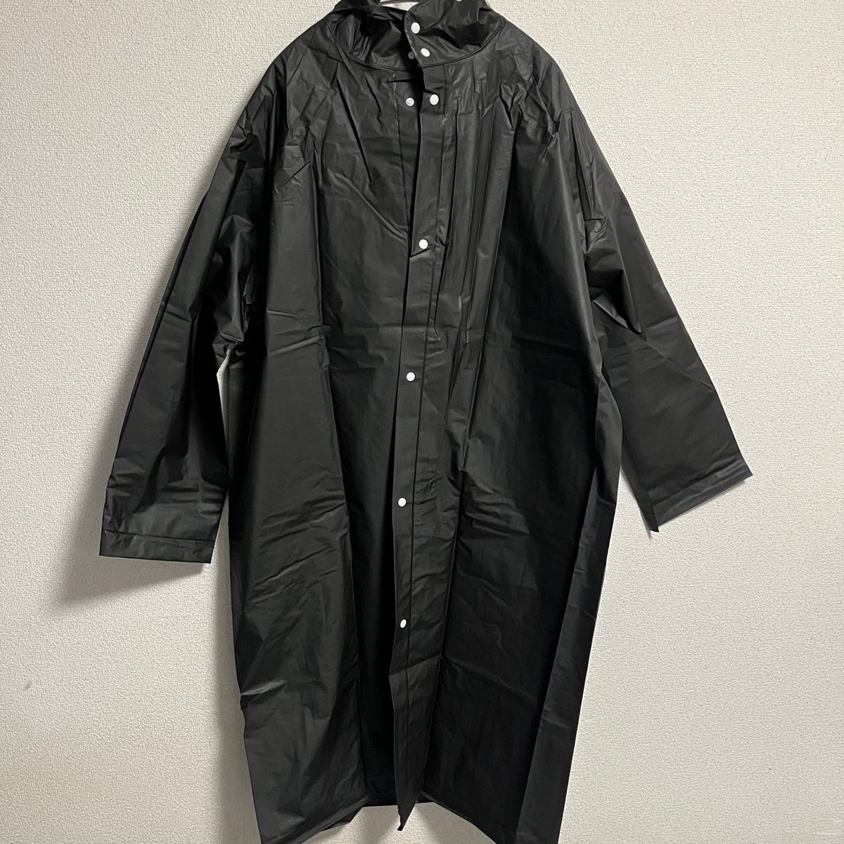 レインコート XL ロング丈 カッパ 雨具 防水 通学 前開き 男女兼用 カッパ
