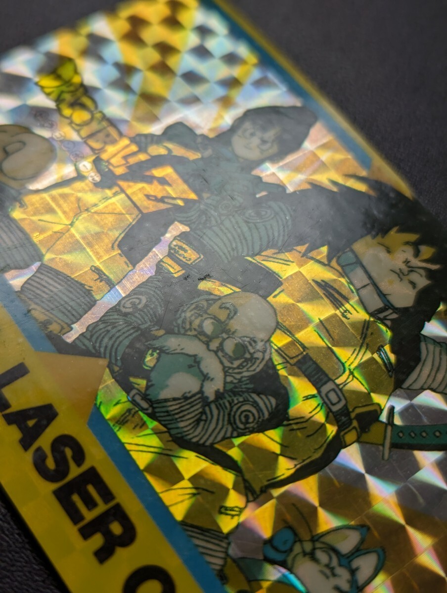 ドラゴンボールZ　アマダ　オリジナルレーザーカード　チチ　亀仙人　ヤジロベー　ウーロン　プーアル_画像4