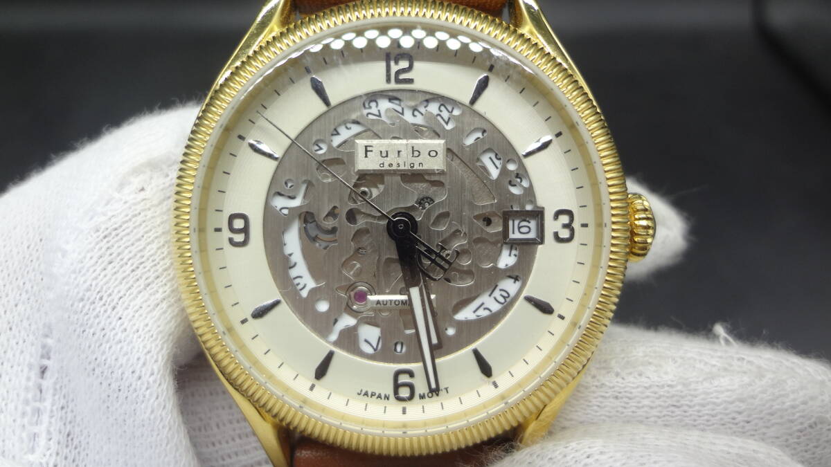 【579】Furbo design フルボデザイン 自動巻き 腕時計 メンズ F8204_画像2