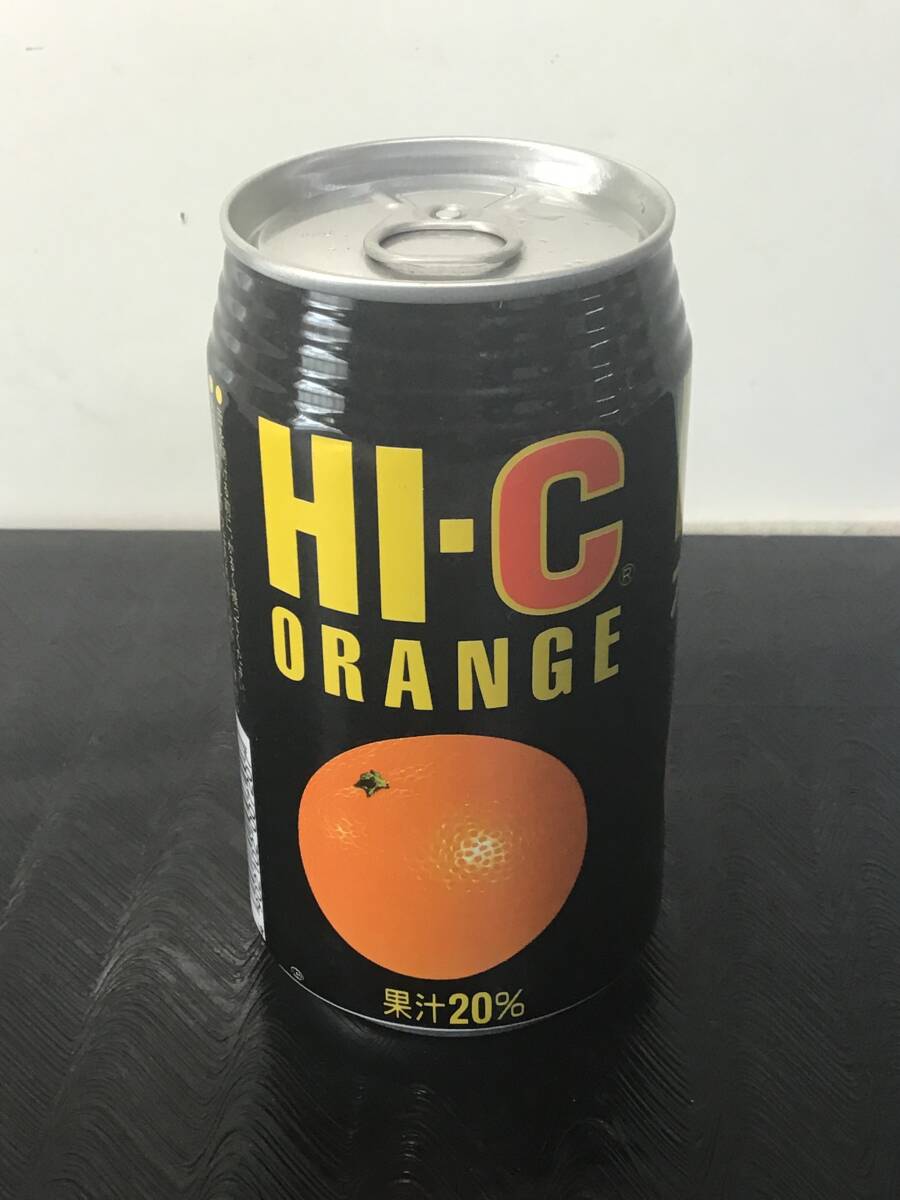 HI-C オレンジ 350g レトロ缶 当時物 中身あり 未開封 オレンジジュース コレクション 現状品_画像1