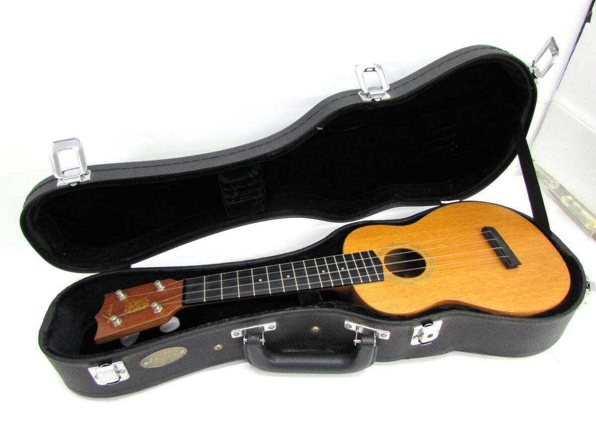 ウクレレ Lilan ギターファクトリー 9812 シリアルナンバー0014360　弦楽器 全長：約52㎝ ハードケース・鍵付き _画像1
