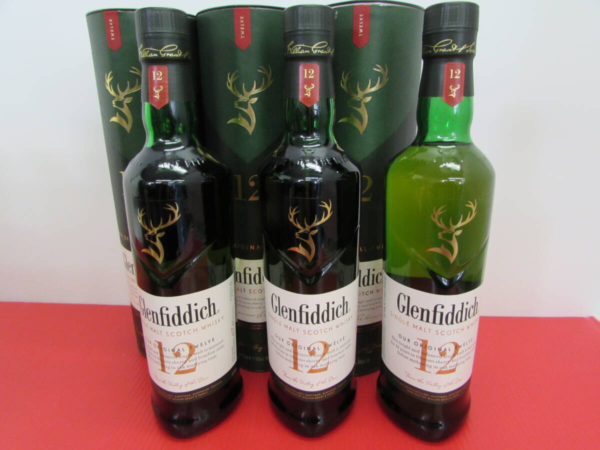 未開栓 Glenfiddich グレンフィディック 12年 スペシャル リザーブ ウイスキー 40% 700ml 3本セット お酒の画像2