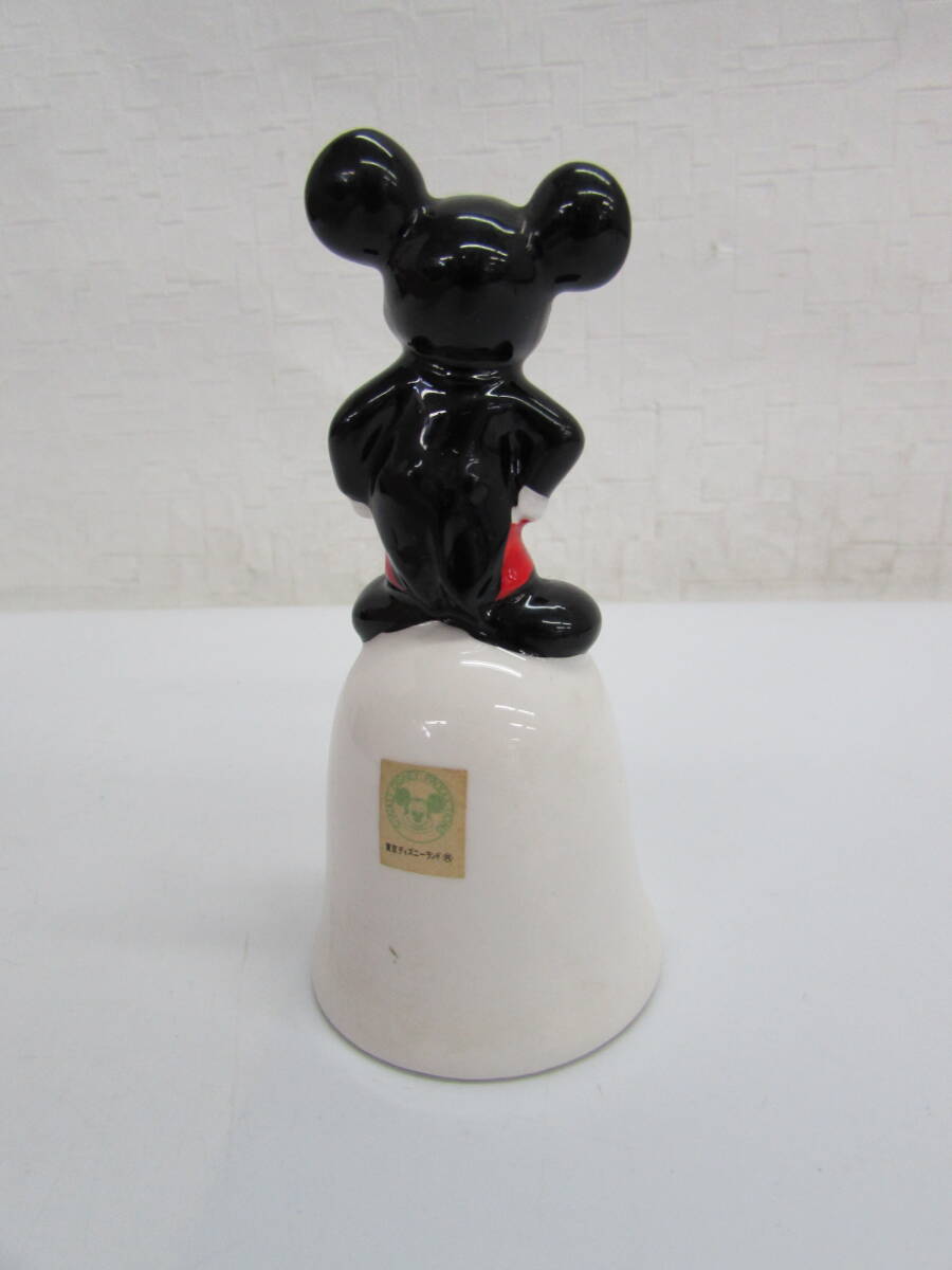 昭和レトロ 東京ディズニーランド ミッキーマウス ハンドベル Walt Disney Productions 陶器製 高さ：約9.5cm_画像5