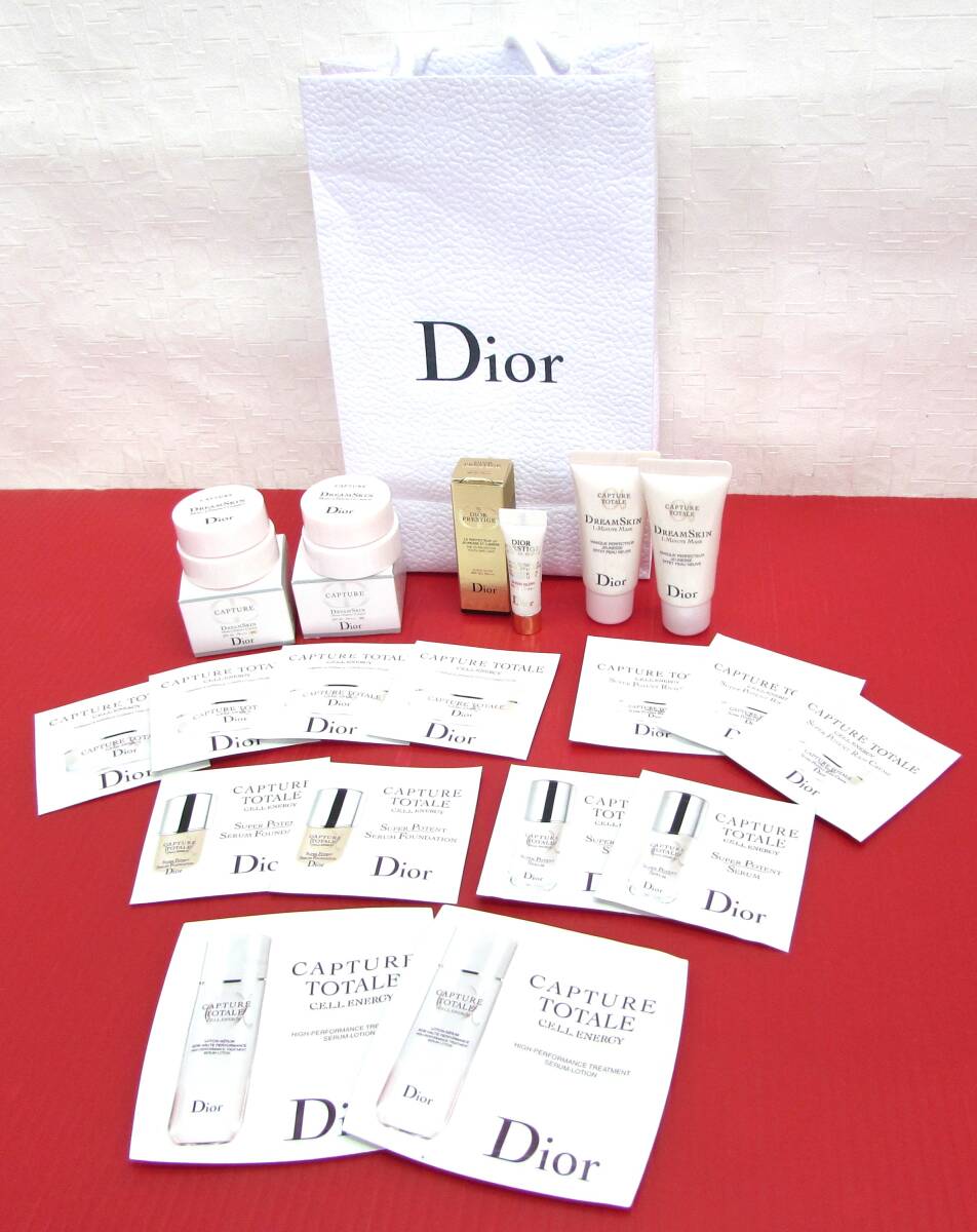 ほぼ未使用品 Dior ディオール カプチュール トータル サンプル 試供品 ファンデーション 美容液 リッチクリーム おまとめセット_画像1