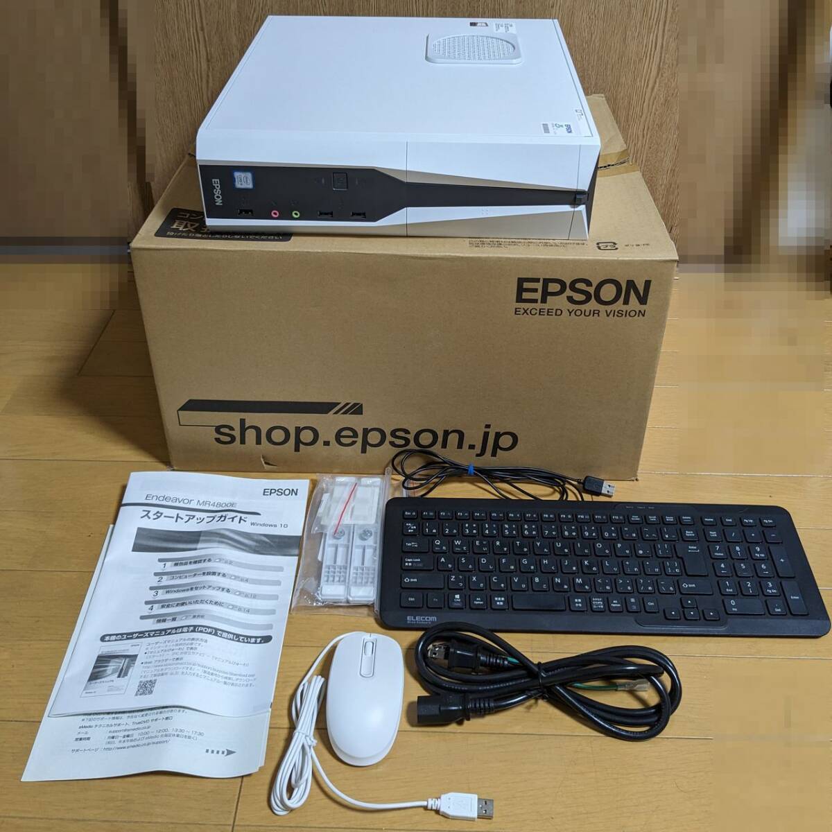 送料無料 EPSON Endeavor MR4800E Core i5-9400 2.90GHz RAM16GB SSD512GB Windows 11 Pro エプソン エンデバーの画像1