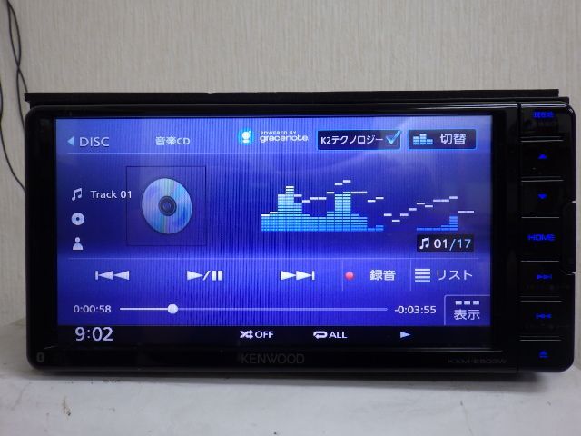 ☆2017年★スズキ純正ナビ★KXM-E503W Bluetooth フルセグ DVD CD 録音 SD ラジオ HDMI USB i-Pod_画像5