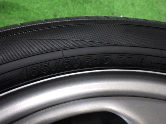 ★ハスラー★ヨコハマ ブルーアース 1本165/60R15 スズキ 純正 スチール 鉄チン 100 4H 54mm 15インチ4.5J +の画像7