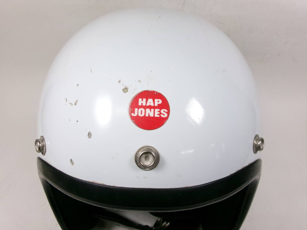 Sシェル! 60s SHOEI S-3 / HAP JONES ジェットヘルメット 目深加工済み M★60年代 ショウエイ D-3A BELL 500TX R-T CB750 Z2 KZ1000 MACHの画像7