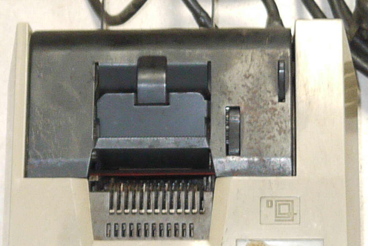 昭和レトロ★olivetti ivrea multisumma 20 業務用加算式プリンター付き電卓 現状品 通電OK 動作せずの画像3