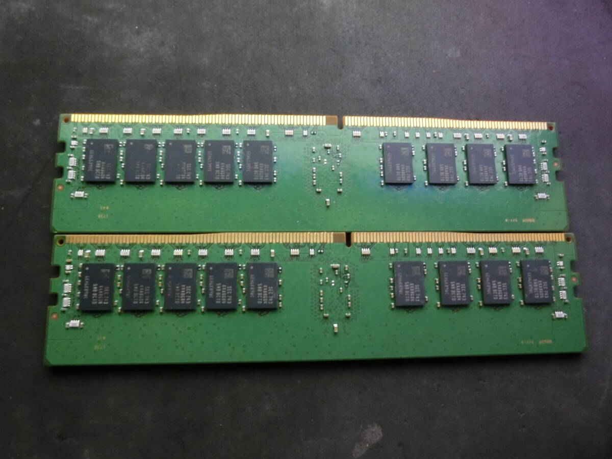 メモリ 16GB 1Rx4 DDR4 PC4-2666V 16GB×2枚 計：32GB サーバー サムスン samusung ４の画像3