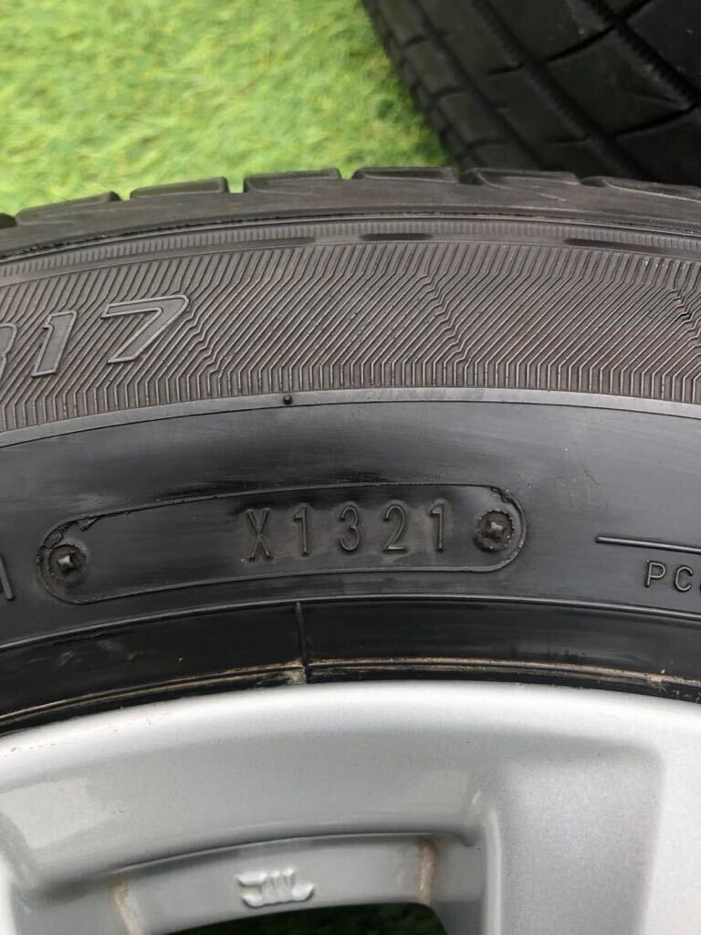 極上　バリ溝 トヨタ カムリ AXVH70 純正　TPMS付き　空気圧センサー　215/55R17 ダンロップ　ルマン　2021年製17インチ7.5J＋45クラウン _画像6