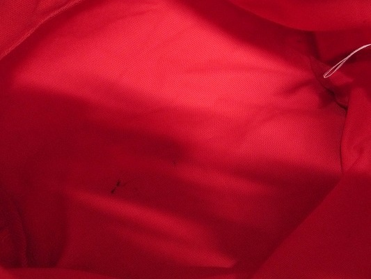 i3533：マリメッコ marimekko キャンバス ショルダーバッグ 鞄 レッド赤 レディース/メンズ_画像8