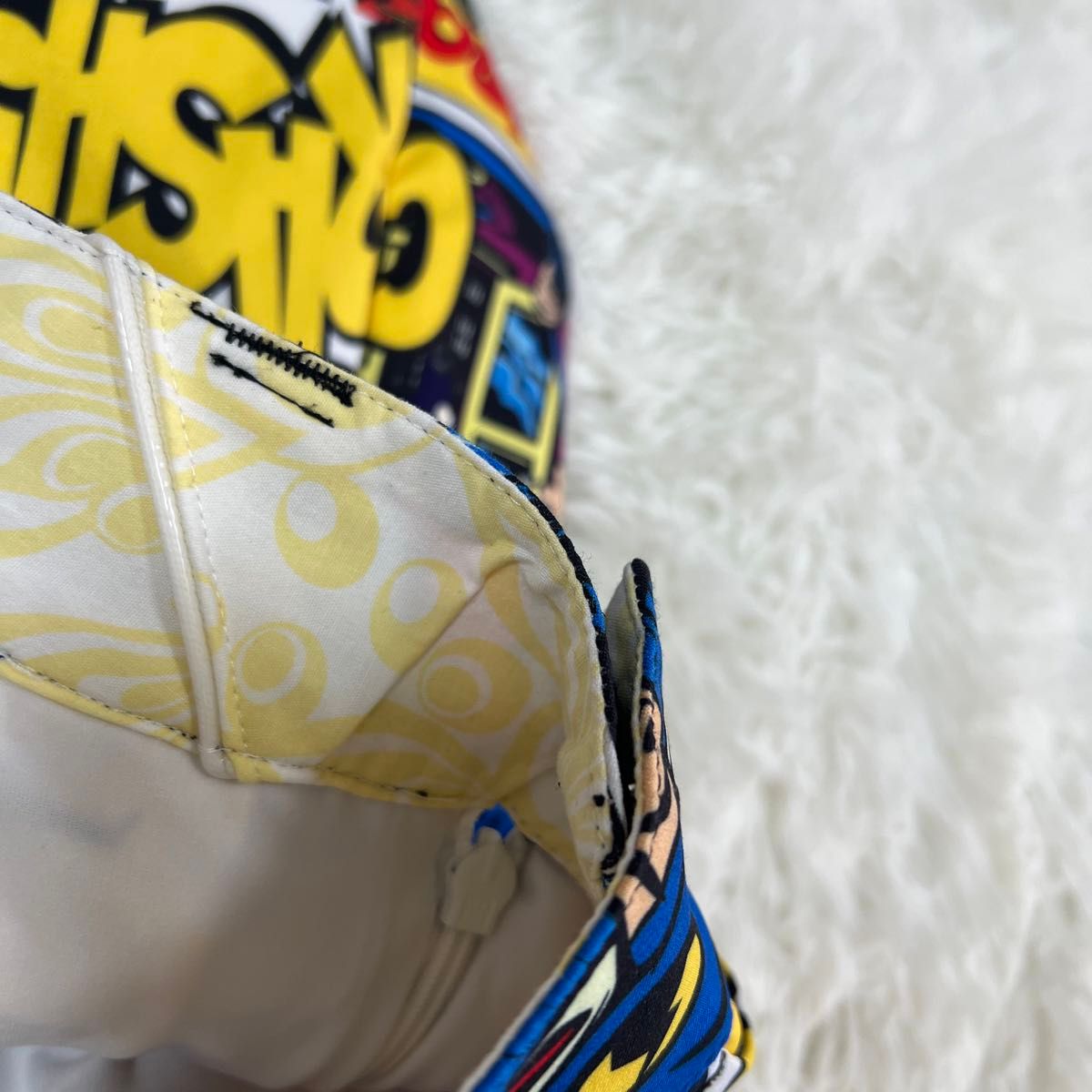 美品　LOUDMOUTH スーパーマン　派手　総柄　ゴルフスカート Lサイズ