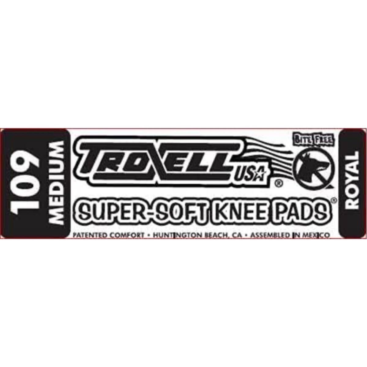 Troxell USA - SuperSoft 膝パッド ワイドストラップ レギュラーサイズ