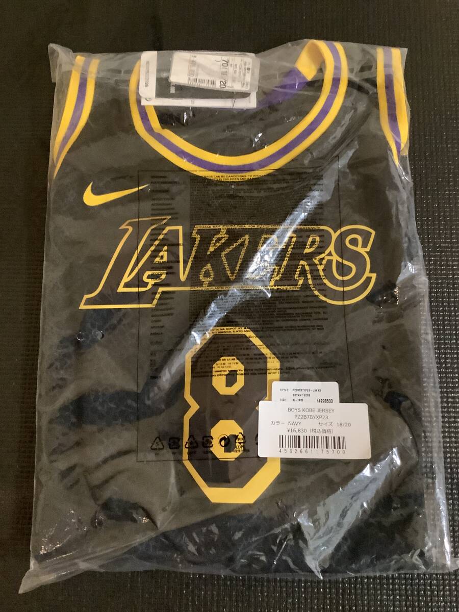 Nike Kobe Mamba Mentality スウィングマン ジャージー BOYS XLサイズ　レイカーズ　LAKERS コービー ユニフォーム NBA ゲームシャツ_画像1